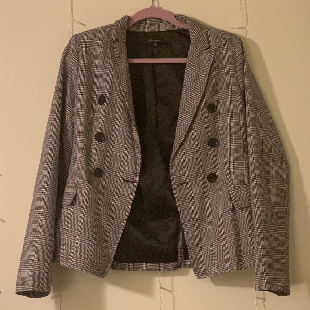 Shinestar | Grey Suit Blazer